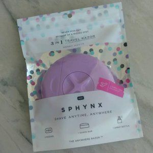 2 Count - Sphynx 3-in-1 Portable Razor Purple/Pink